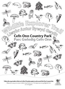 Wildlife Explorer Trails - Parc Cefn Onn trail