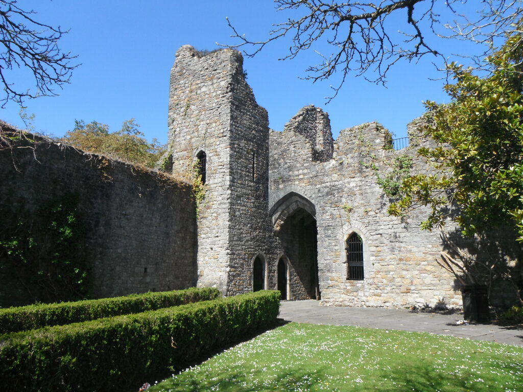 Old bishops palace on a sunny day