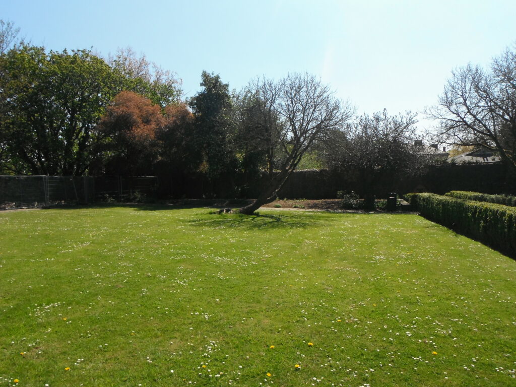 lawn at Old Bishop's Palace