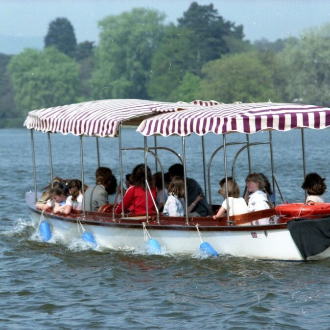 Roath's pride on the lake with passengers