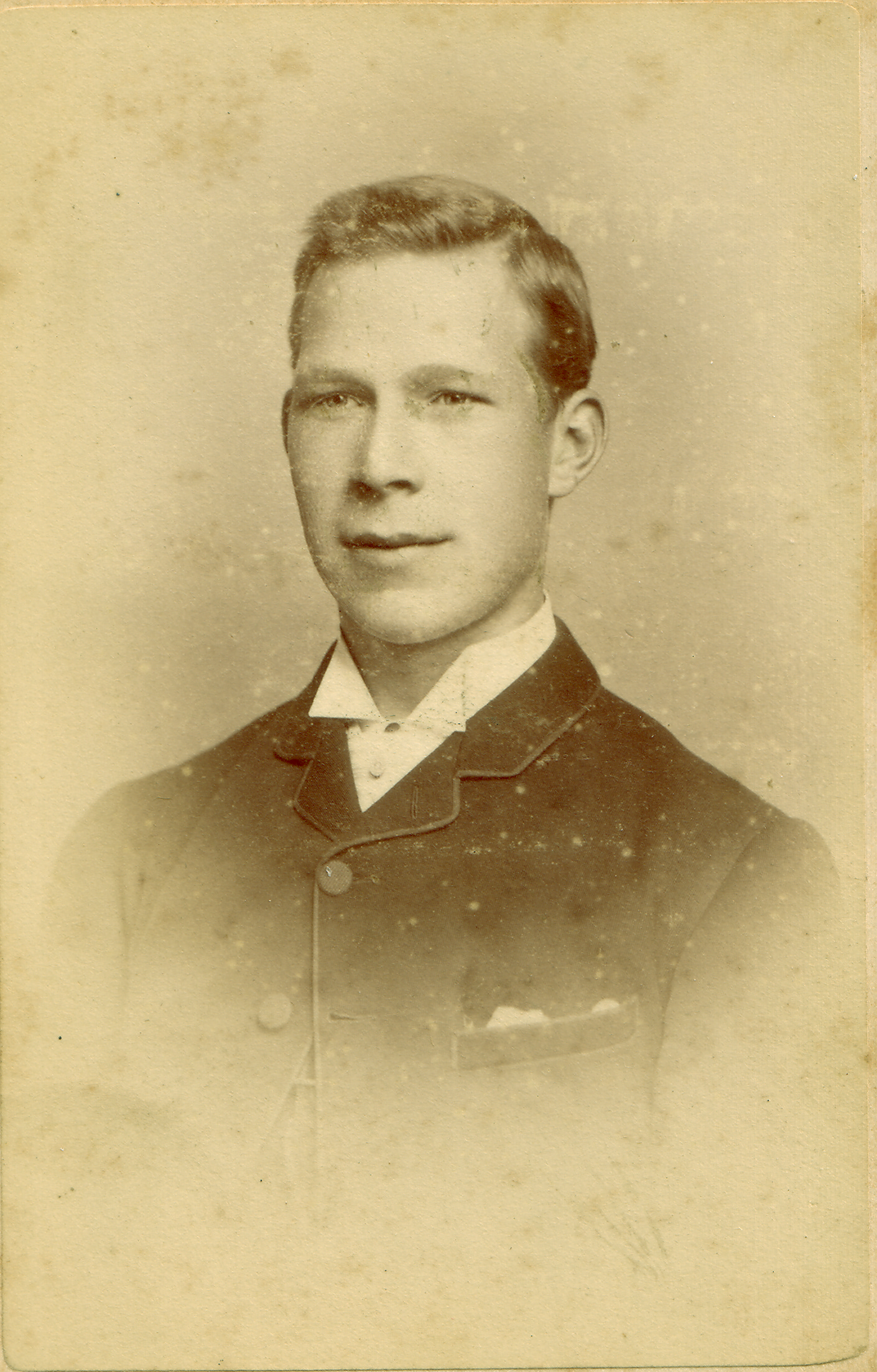 Sepia photo of William Wallace Pettigrew